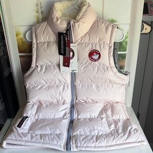 Women's Light Pink Puffer Vest